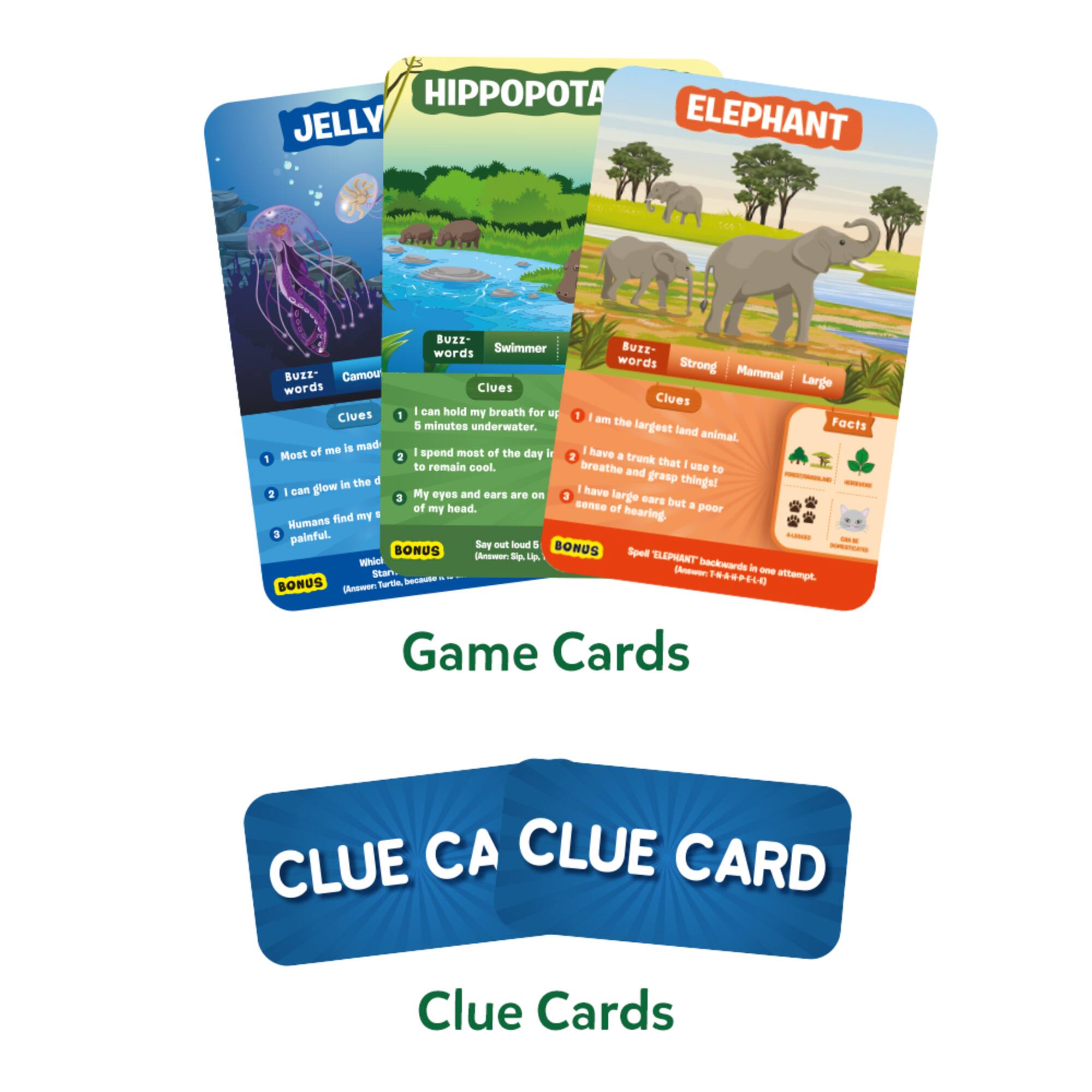 Skillmatics® Guess in 10® Amazing Animals Card Game